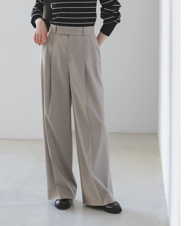 《追加》エステルツイルストレッチスラックスパンツ 3
