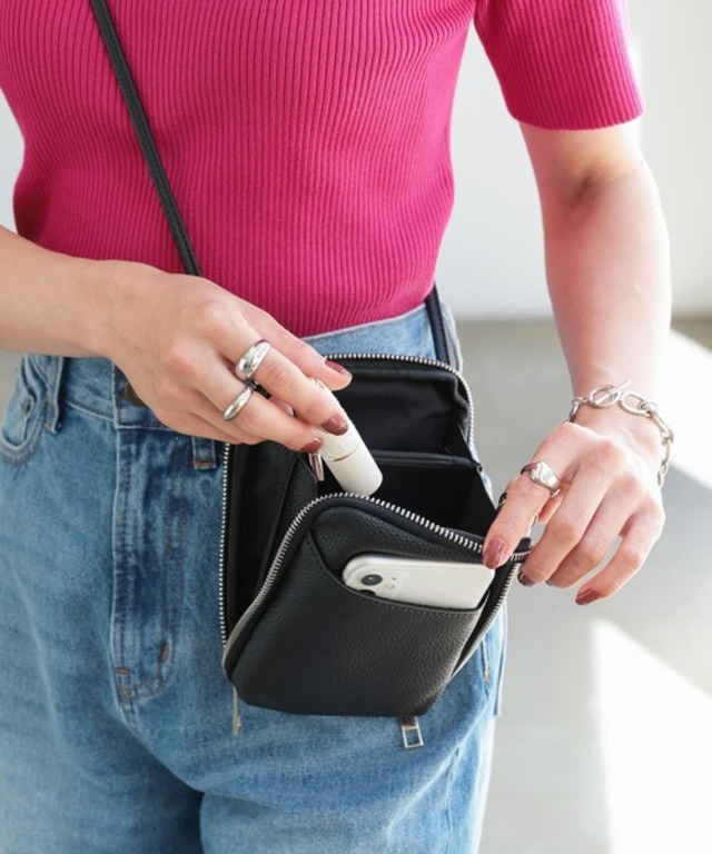 スマホショルダーミニウォレットバッグ