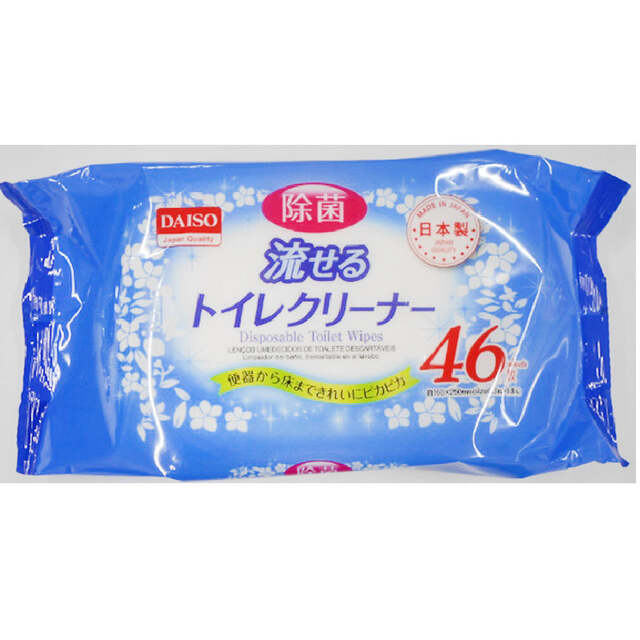 除菌流せるトイレクリーナー 46枚入