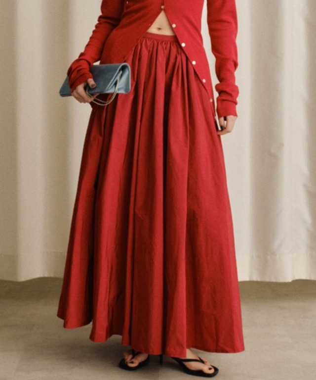 yae Voluminous taffeta skirt/ボリュームタフタスカート