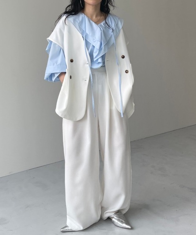 【2点SET】mannish vest set up / マニッシュベストセットアップ