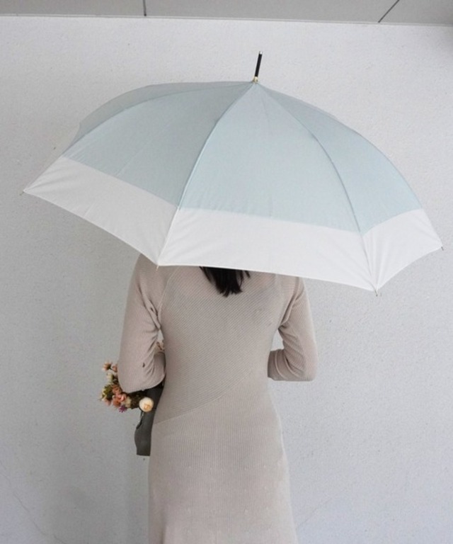 【 Port / ポート 】 くすみ バイカラー 雨傘 / ジャンプ式 長傘 （ 60cm ）