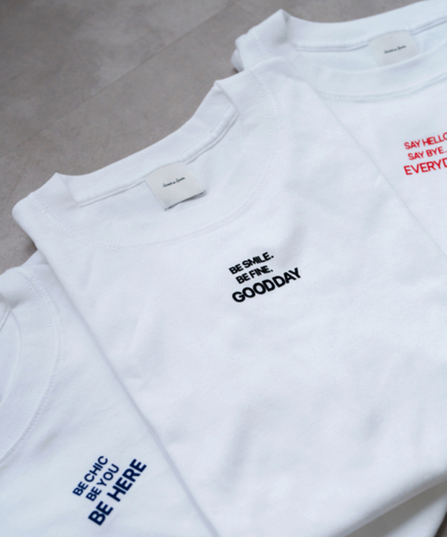 《追加》メッセージロゴTシャツ