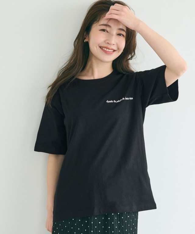 アソートプリントクルーネックTシャツ