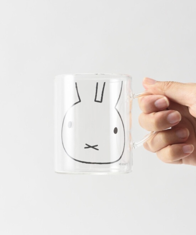 Dick Bruna×GENIAL ミッフィー耐熱ガラスマグ SELFIE MIFFY
