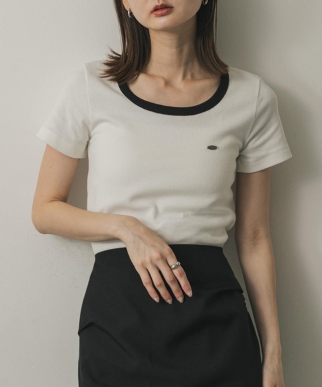 『一部WEB限定カラー』ラウンドネックリブTシャツ(半袖)