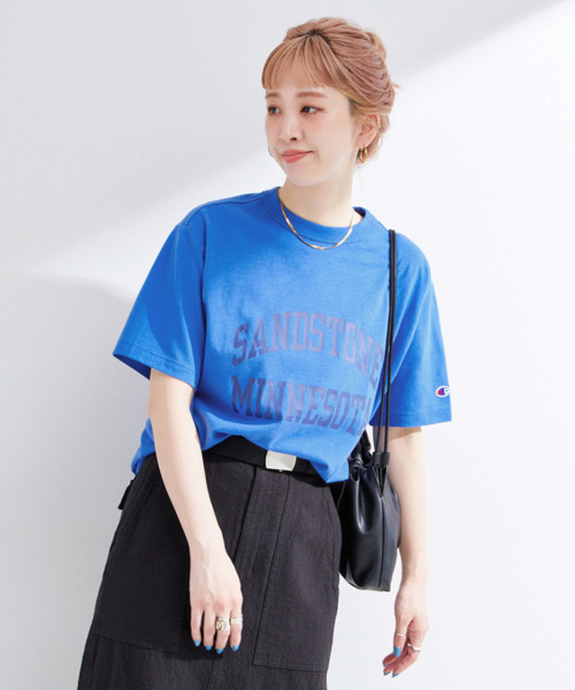 Champion/チャンピオン 別注 スラブジャージロゴTEE