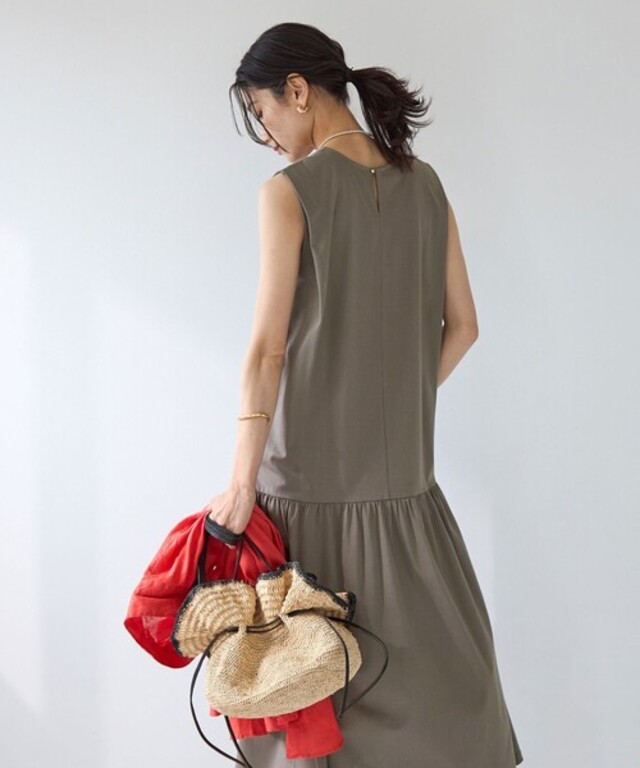 【結論シリーズ】シンプルリフトワンピース -UVカット・抗菌-［size SHORT/TALLあり］