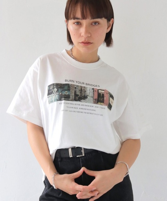【shemoshelly】累計1万枚販売突破！！WEB限定フォトプリントロゴTシャツ