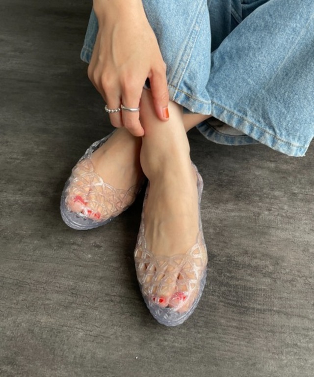 [MEDUSE/メデュース] JUTAM グリッターラバーサンダル