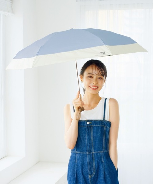 ★完全遮光 切り継ぎタイニー ミニ 折りたたみ 日傘 Wpc.