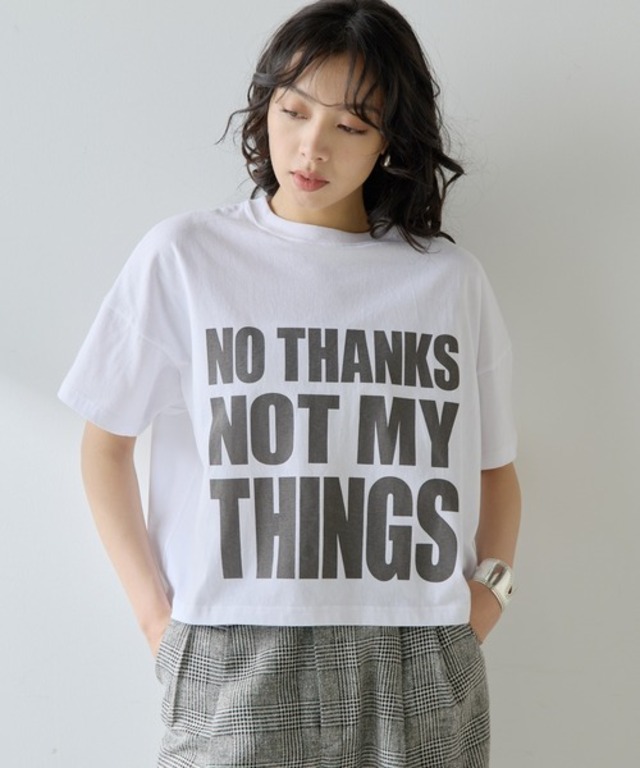 NO THANKS ロゴTシャツ