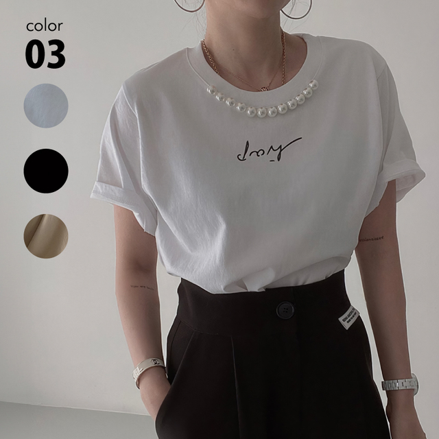 半袖ロゴTシャツ