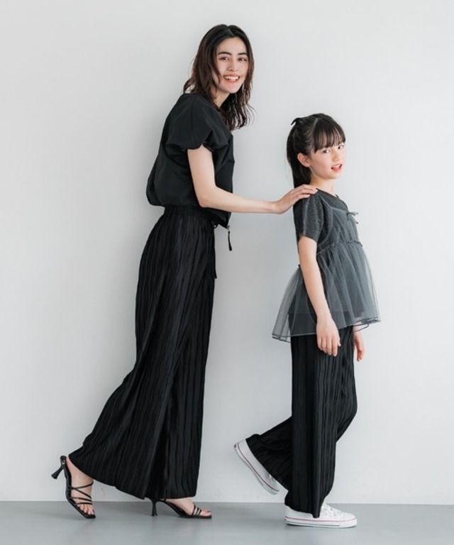 ＼新色追加／ウェーブプリーツパンツ