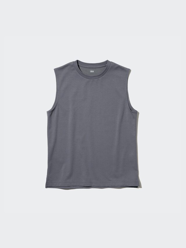 エアリズムコットンノースリーブTシャツ