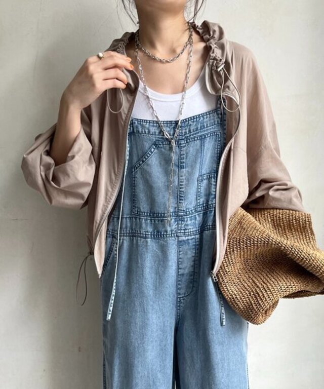 綿ローンドロストブルゾン