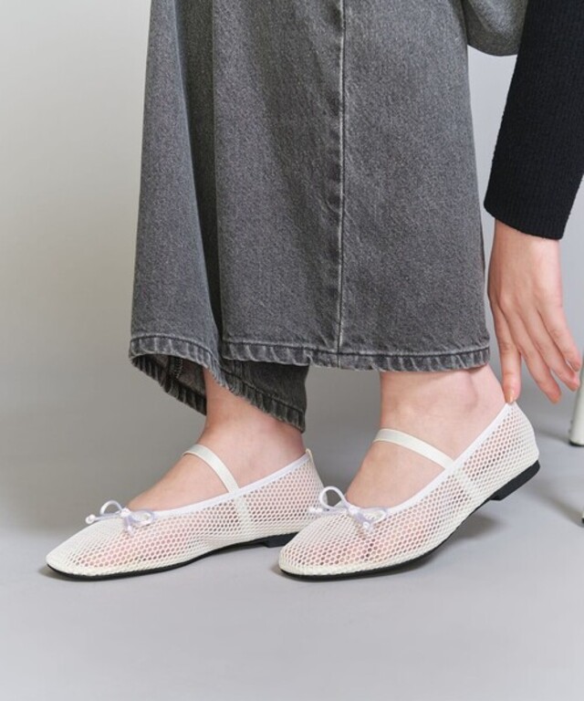 メッシュ バレエシューズ