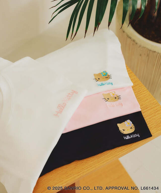 【ROPE' PICNIC×ハローキティ コラボ】日焼けハローキティ アソートTシャツ