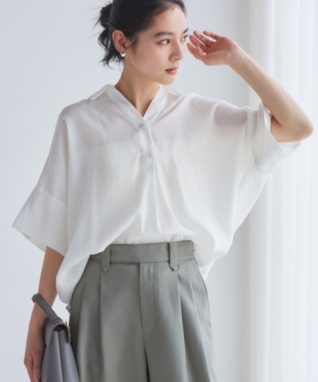 【WEB限定】バックシャンスキッパーブラウス