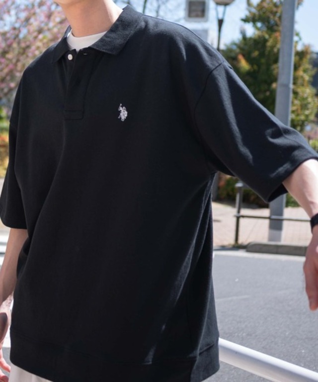∴WEGO/【25年春夏新作】U.S. POLO ASSN.別注ヘビーウェイトポロシャツ