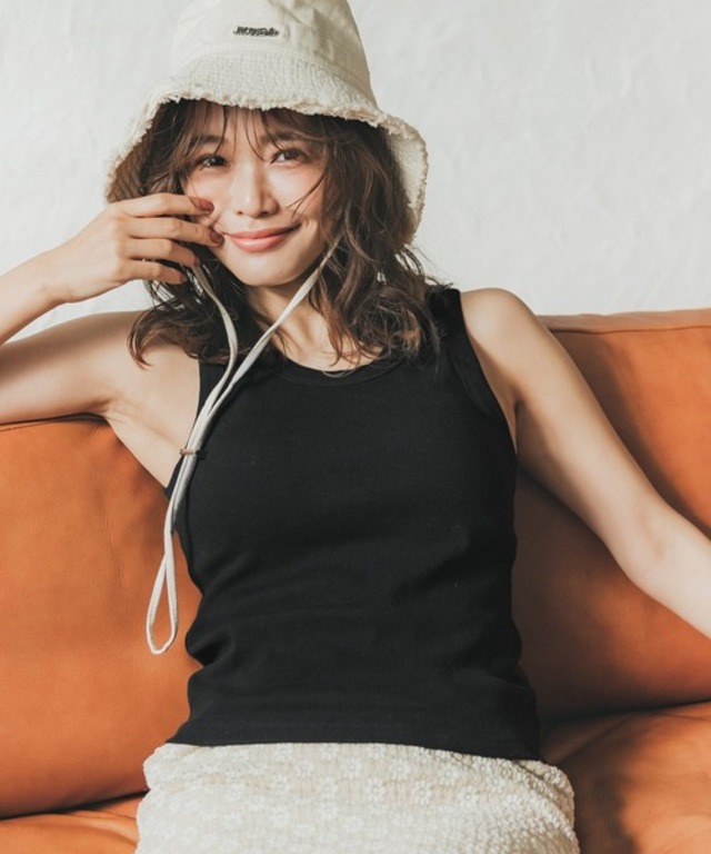 ＼新色追加／カップ付アメスリタンクトップ[外で着られるブラトップスOUT BRA] お気に入りアイテム登録者数