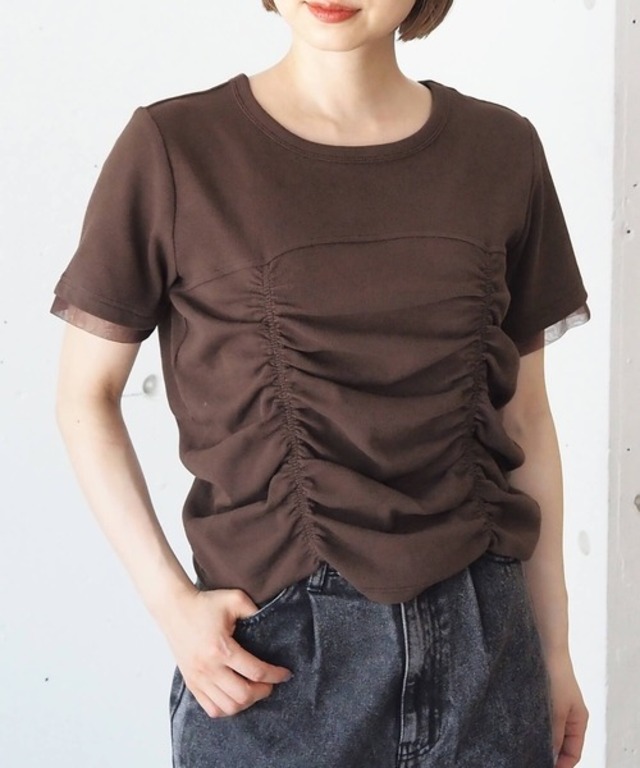 テレコシャーリングプルオーバー