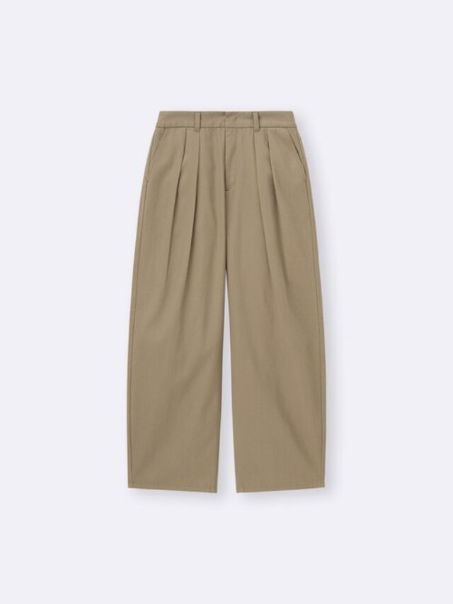 チノバレルレッグタックパンツ