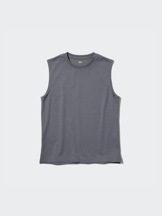 エアリズムコットンノースリーブTシャツ（メンズ）