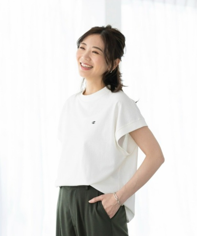 ＜champion/UNDOVE＞【UVカット/ストレッチ/サマーTシャツ/チャンピオン/カジュアルTシャツ/スポーティ/ゆったり/綿100％/天然素材】ゆったりＴシャツ