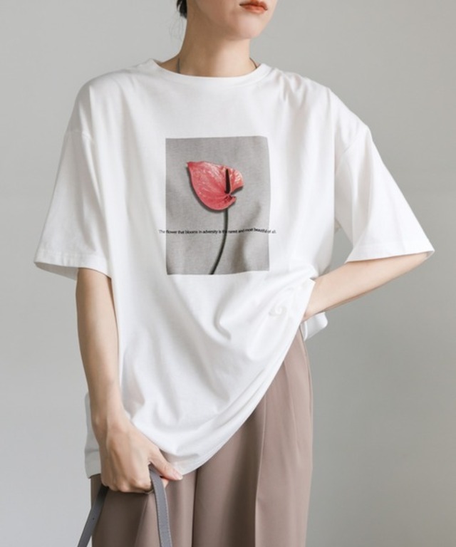オーバーサイズオリジナルプリントTシャツ