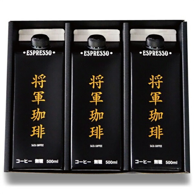 将軍珈琲エスプレッソ 無糖 500ml