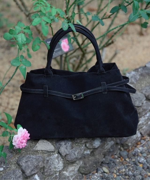 Suede belt tote bag / ベルト スエード トートバッグ