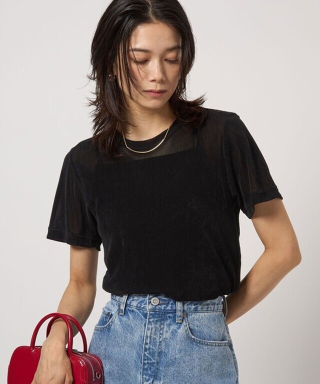 シアー フロッキー Tシャツ