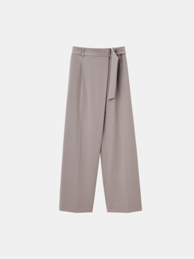 ストレッチレーヨンラップパンツ