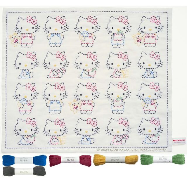 刺し子 ハッピー ハローキティセット