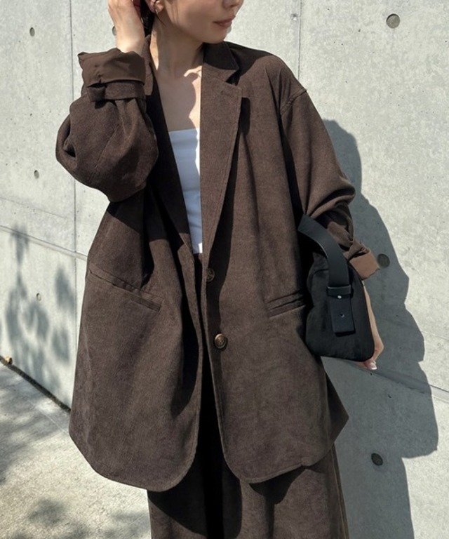 コーデュロイテーラードジャケット