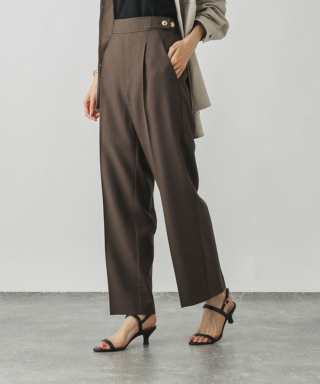 お手入れラクラクセットアップ/ストレートパンツ/498379