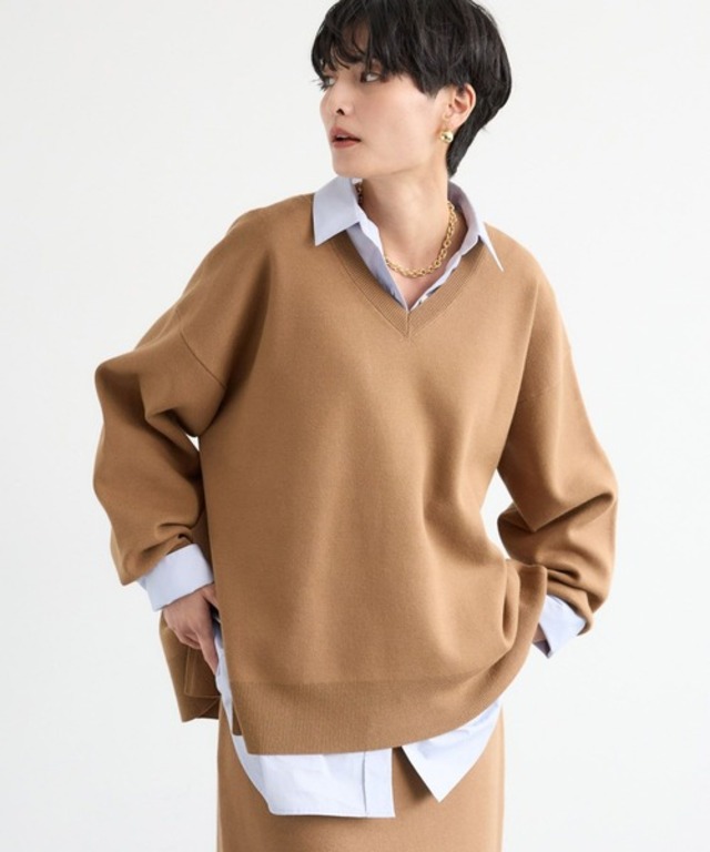 ミラノリブトップス<セットアップ対応>