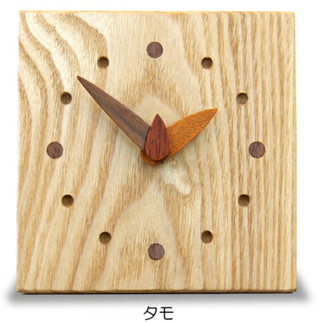 時計 木の時計 木製時計 置き時計