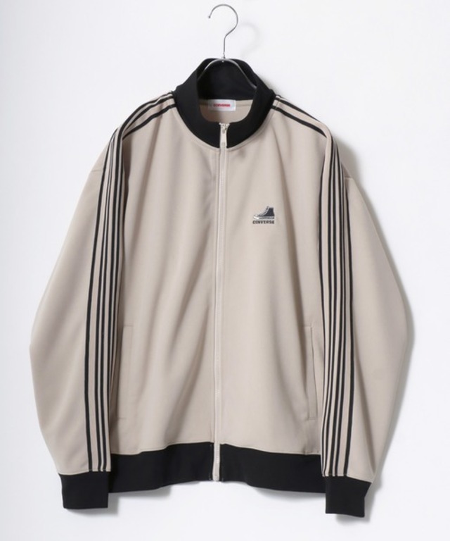 2025AW CONVERSE/コンバース ジャージ ワンポイントロゴ刺繍 サイドライン ラグラン トラックジャケット レディース メンズ