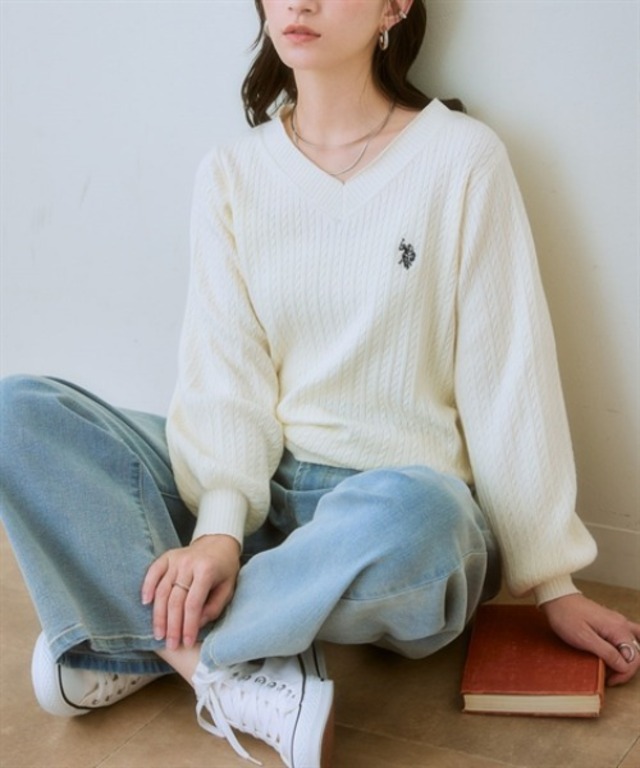 ウエスト裏ゴムボックスストレッチストレートデニムパンツ