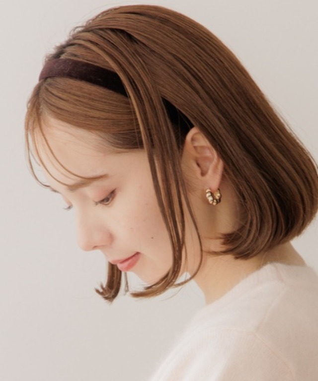 ベロアタイトヘアバンド