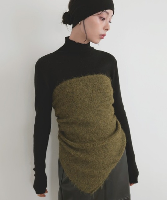 トライアングルマルチニットストール