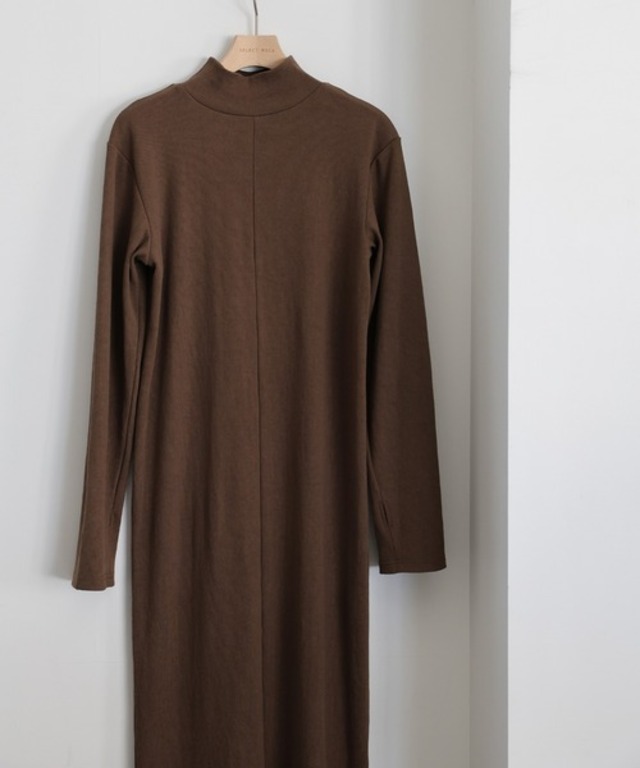 フィンガースリーブプチハイリブワンピース