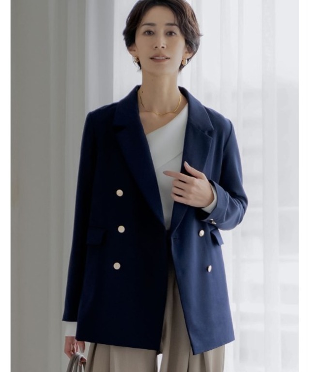 [2025AW COLLECTION][累計販売枚数5,700枚突破！][入卒式 セレモニー][低身長サイズ有]金ボタンブレザージャケット