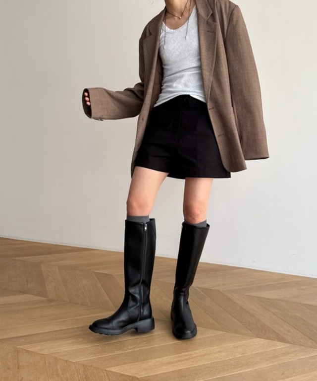 El mar　レザーロングブーツ