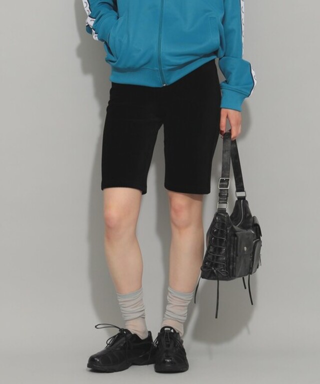 カット コーデュロイ バイカー ショーツ [洗える]