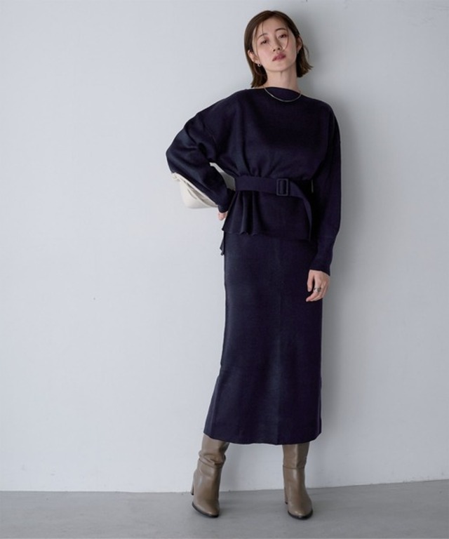 ミラノリブニットセットアップ