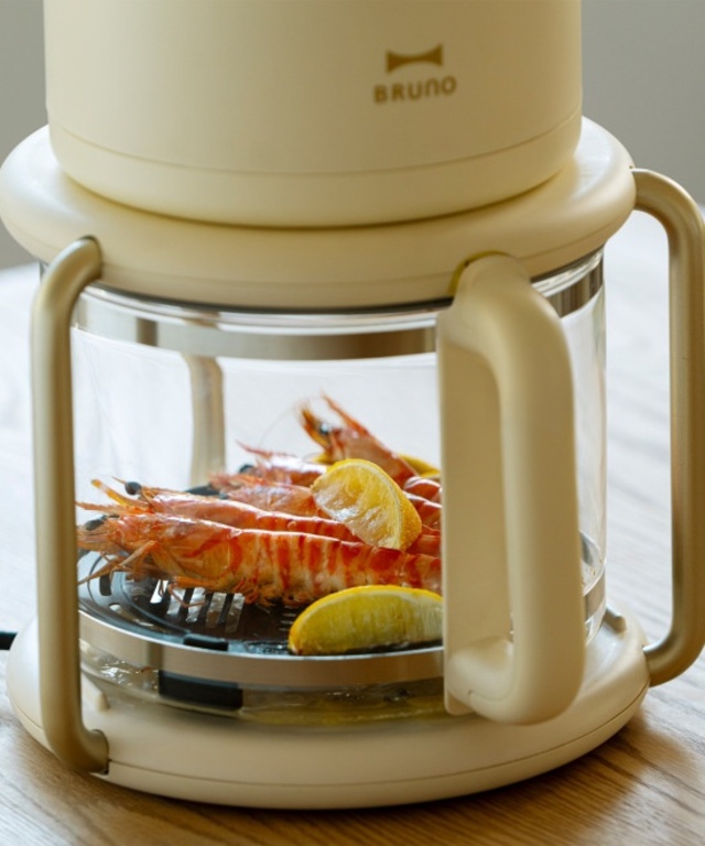 ガラスエアフライヤー アイボリー