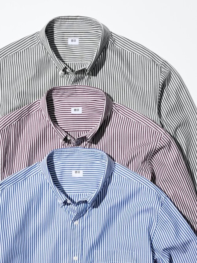 ブロードシャツ/ストライプ/ボタンダウンブロードシャツ/ストライプ/ボタンダウン